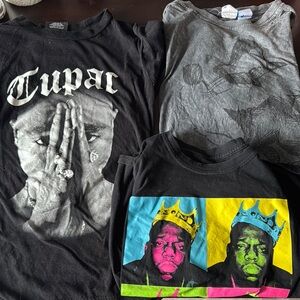 3 Graphic Kids T-Shirt Set - Black and Multicolor